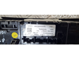 Блок управления климат-контролем 4H0820043L   Audi A8 S8 D4 4H