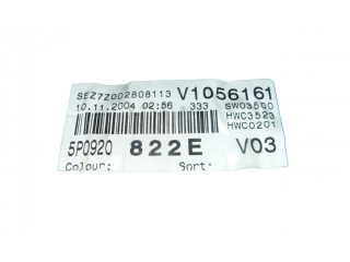 Přístrojová deska  Seat Toledo III (5P) 2005 5P0920822E  