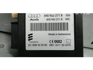 Блок управления кондиционером 4H0963271B, 4H0963271C   Audi A8 S8 D4 4H