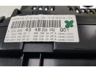 Přístrojová deska  Mercedes-Benz C W204 2008 A2045406148, A2045404548  