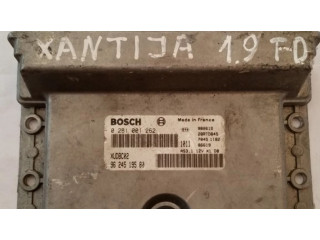 Блок управления двигателя 0281001262, 9624519580   Citroen Xantia