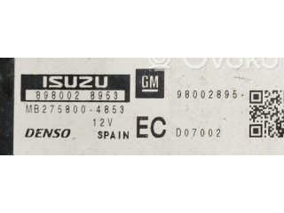 Řídící jednotka 8980028953, 8980028953   Opel Astra H 2008