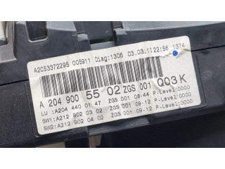 Přístrojová deska  Mercedes-Benz C W204 2010 A2049005502, A2C53337568  
