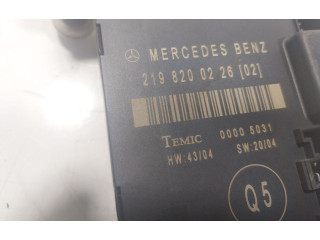 Блок управления A2198203526, A2198200226   Mercedes-Benz CLS AMG C219