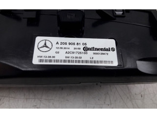Блок управления климат-контролем A2059058105, A2059058105   Mercedes-Benz C W205