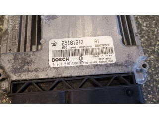 Řídící jednotka 25181343, 0281016588   Chevrolet Captiva 2008