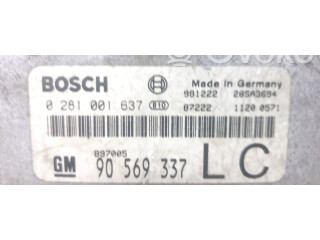 Řídící jednotka 90569337, 0281001637   Opel Sintra 1998