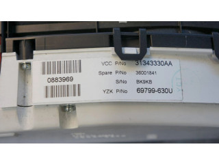 Přístrojová deska  Volvo V60 2011 31343330, 31343330AA  