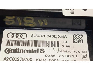 Блок управления климат-контролем 8U0820043E, 8U0820043EXHA   Audi RS5