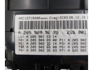 Přístrojová deska  Mercedes-Benz C W205 2017 A2059009629, A2059046900  