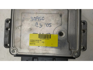 Блок управления двигателя 0281011785, 9658556880   Citroen C3