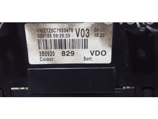 Панель приборов 3B0920829, 3B0920829   Volkswagen PASSAT B5.5       