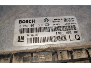 Блок управления двигателя 0281001636, 90565941   Opel Omega B1