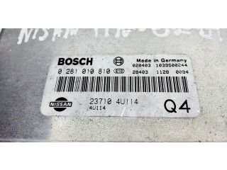 Блок управления двигателя 237104U114, 0281010810   Nissan Almera Tino