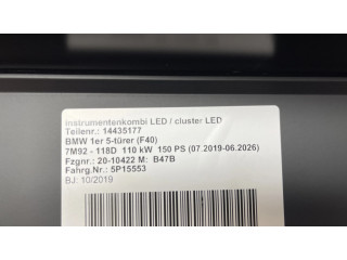Přístrojová deska  BMW 1 F40 2019 8709816, 5B35D81  