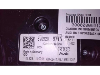 Панель приборов 8V0920971N   Audi A3 S3 8V       