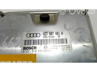 Блок управления двигателя 4Z7907401A, 0281010445   Audi A6 Allroad C5