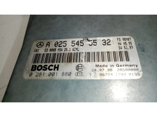 Řídící jednotka 0255455532, 0281001880   Mercedes-Benz E AMG W210 1998