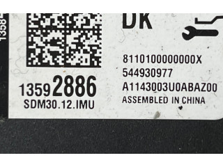 Блок подушек безопасности 13592886, A1143003U0AA   Opel Mokka