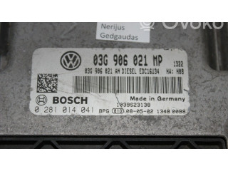 Блок управления двигателя 03G906021MP, 0281014041   Volkswagen Golf Plus