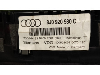 Панель приборов 8J0920980C   Audi TT TTS Mk2       