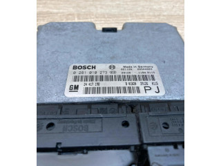 Блок управления двигателем Блок управления 24417198, 0281010273   Opel Omega B2
