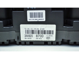 Панель приборов 3AA920870D   Volkswagen PASSAT B7       