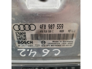 Блок управления двигателем Блок управления 4E0907559, 4F0910560C   Audi A6 S6 C6 4F