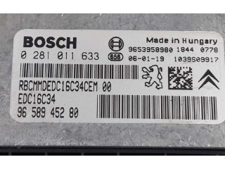 Řídící jednotka 9658945280, 0281011633   Peugeot 407 2006