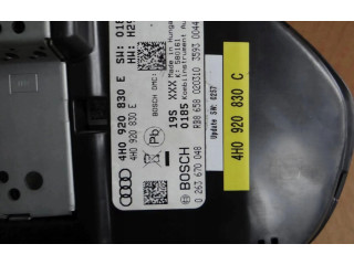 Přístrojová deska  Audi A8 S8 D4 4H 2011 4H0920830E, 4H0920830C  