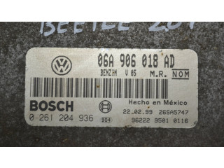Řídící jednotka 06A906018AD, 0261204936   Volkswagen New Beetle 2002