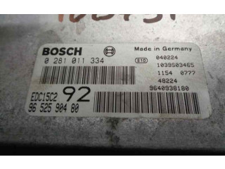 Řídící jednotka 9652590480, 0281011334   Peugeot 807 2004