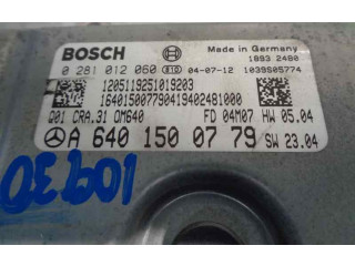 Řídící jednotka A6401500779, 0281012060   Mercedes-Benz A W168 2004