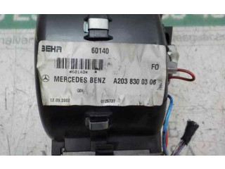 Вентилятор печки    A2038202514, A2038300308   Mercedes-Benz CLK A209 C209