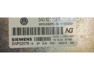 Блок управления двигателя 0AD927755T   Volkswagen Touareg I