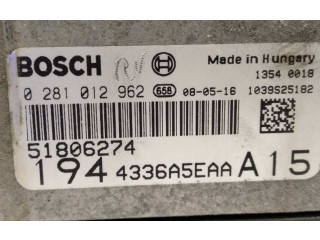 Řídící jednotka 51806274, 0281012962   Fiat Croma 2009