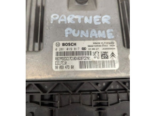 Блок управления двигателя 9805947380, 9666729580   Peugeot Partner