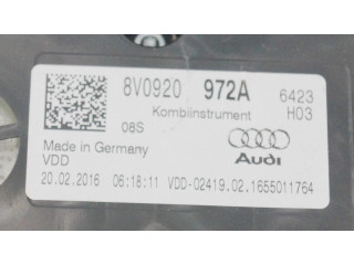 Панель приборов 8V0920972A   Audi A3 S3 8V       