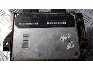 Řídící jednotka 9641390180, 9646672880   Peugeot 206 2002