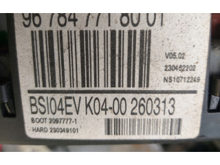   Pojistková skříňka 9678477180   Peugeot 5008 2013