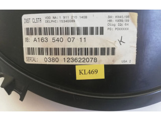 Přístrojová deska  Mercedes-Benz ML W163 2000 A1635400711, KL469  