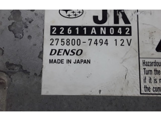 Řídící jednotka 22611AN042, 2758007494   Subaru Legacy 2008