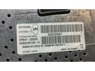 Дисплей    8200326981   Renault Laguna II