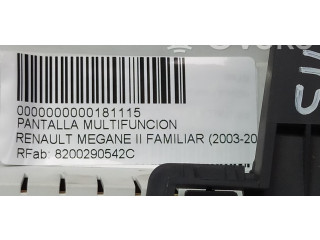 Дисплей    8200290542C   Renault Megane II