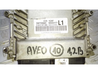 Блок управления двигателем Блок управления 96983177, 5WY5968C   Chevrolet Aveo