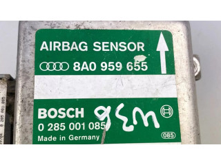 Блок подушек безопасности 8A0959655, 0285001085   Audi 80 90 S2 B4