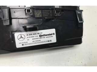 Блок управления климат-контролем A2059054917   Mercedes-Benz EQC