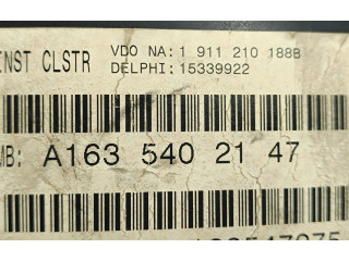 Панель приборов A1635402147   Mercedes-Benz CL C215       