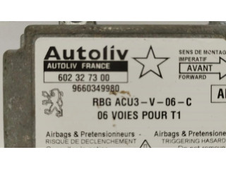 Блок подушек безопасности 9660349980, CENTRALITAAIRBAG   Peugeot 206+