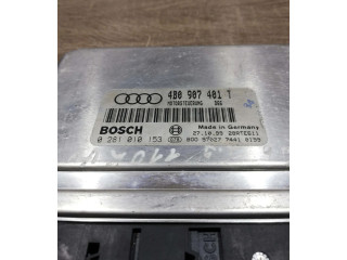 Блок управления двигателем Блок управления 4b0907401t, 0281010153   Audi A6 S6 C5 4B